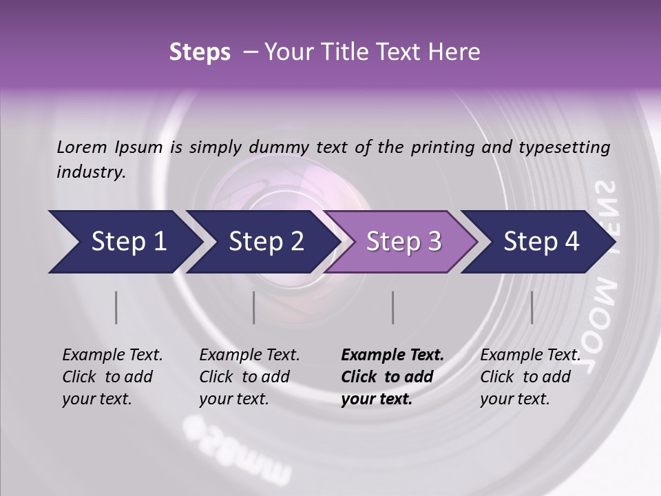 Camera Lens PowerPoint Template