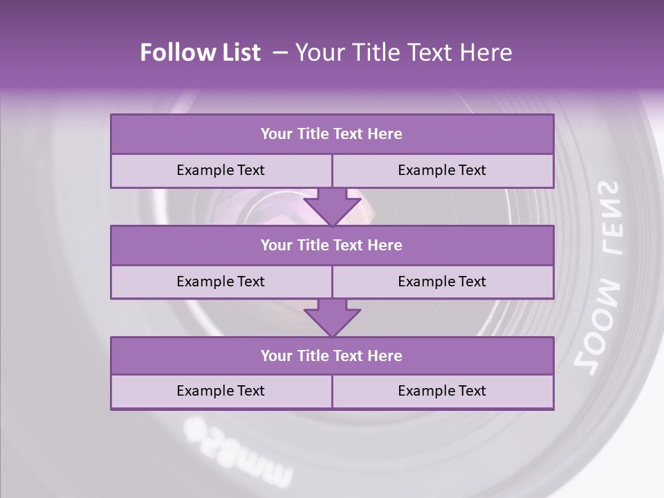 Camera Lens PowerPoint Template
