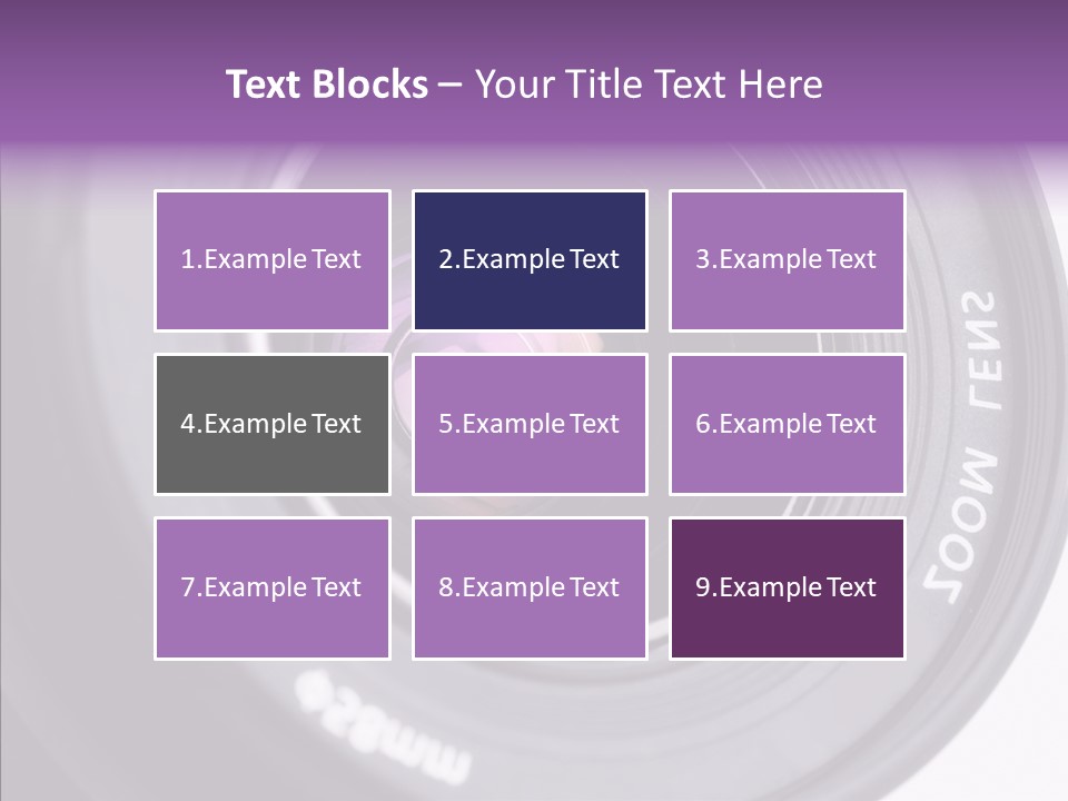 Camera Lens PowerPoint Template
