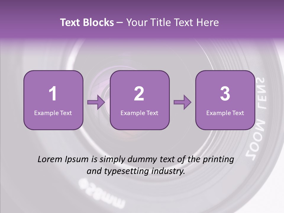 Camera Lens PowerPoint Template
