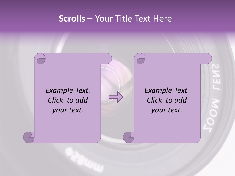 Camera Lens PowerPoint Template