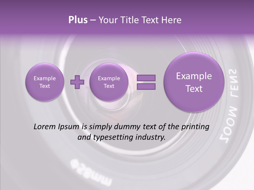 Camera Lens PowerPoint Template