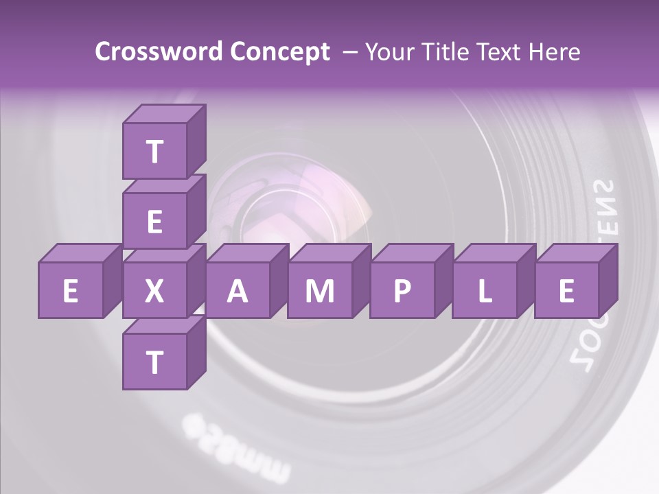 Camera Lens PowerPoint Template
