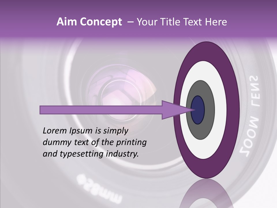 Camera Lens PowerPoint Template