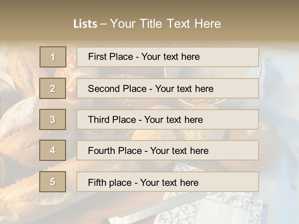 Bakery Products PowerPoint Template