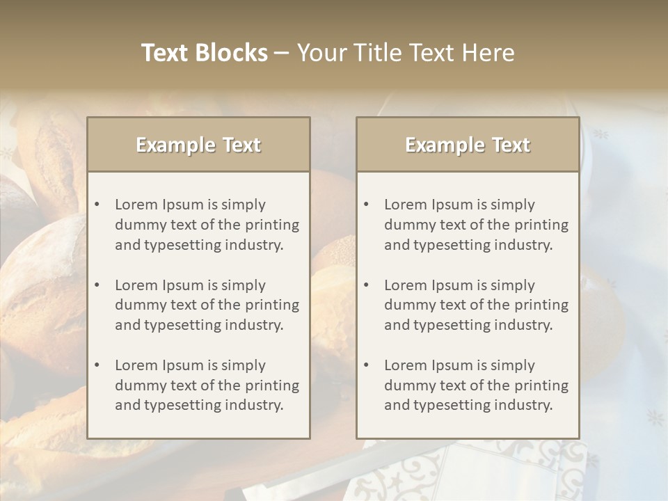 Bakery Products PowerPoint Template