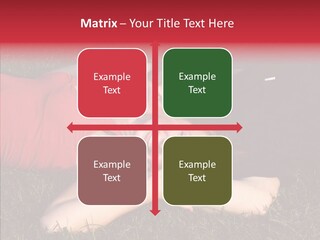 Man And Woman On The Grass PowerPoint Template