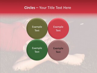 Man And Woman On The Grass PowerPoint Template