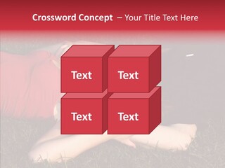 Man And Woman On The Grass PowerPoint Template