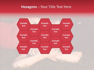 Man And Woman On The Grass PowerPoint Template