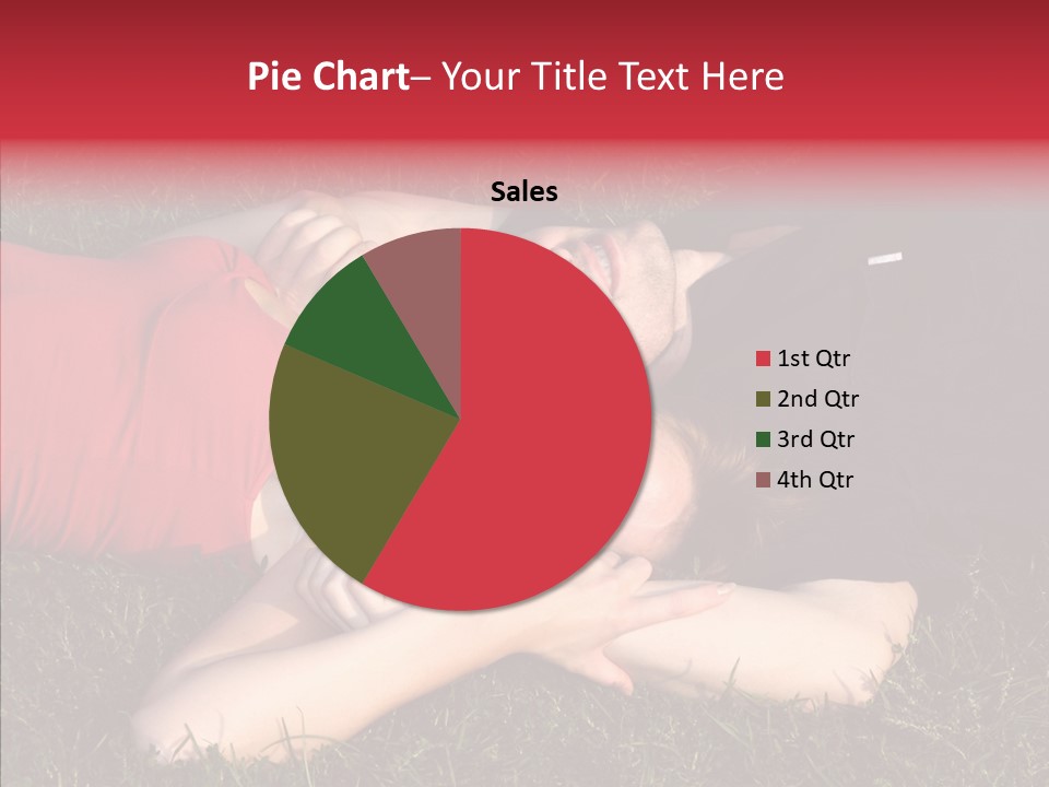 Man And Woman On The Grass PowerPoint Template