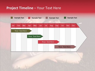 Man And Woman On The Grass PowerPoint Template