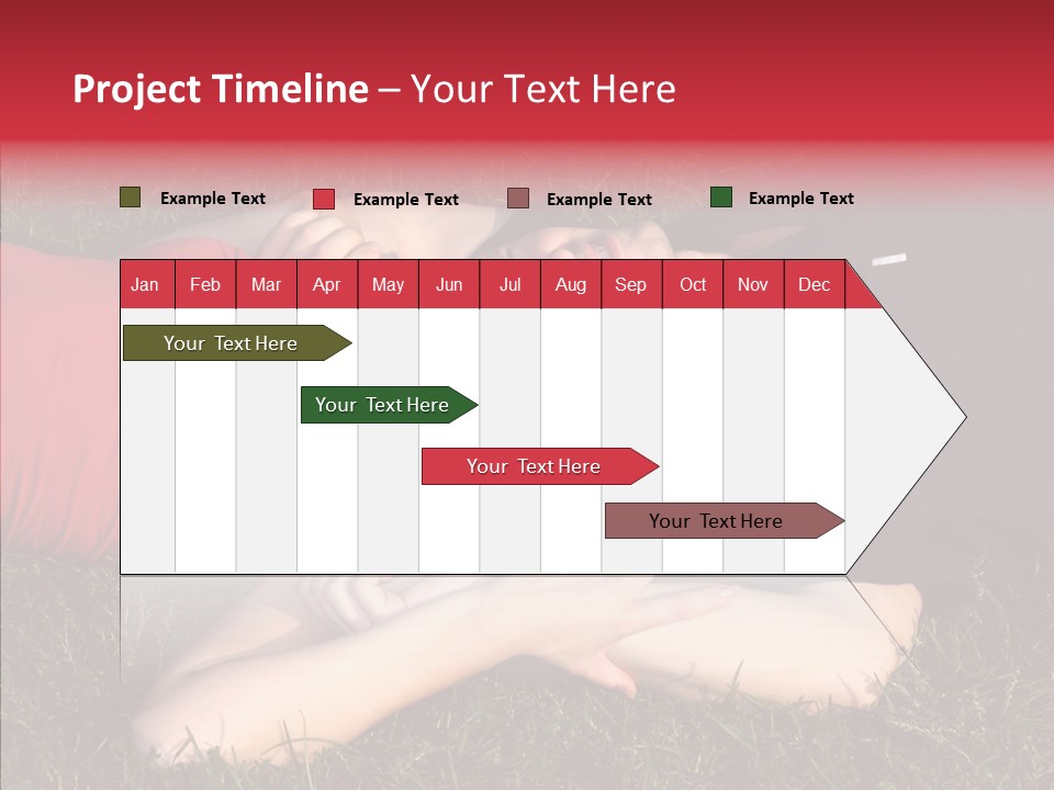 Man And Woman On The Grass PowerPoint Template