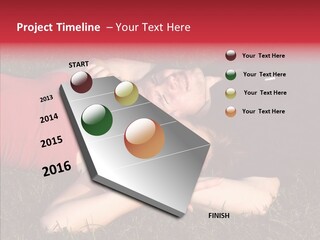 Man And Woman On The Grass PowerPoint Template