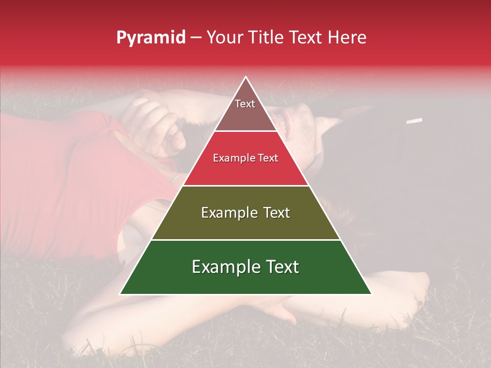 Man And Woman On The Grass PowerPoint Template