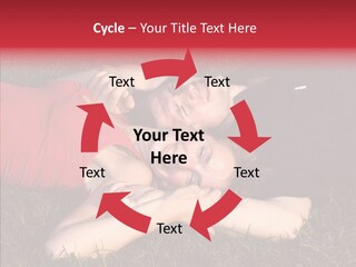 Man And Woman On The Grass PowerPoint Template