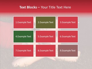 Man And Woman On The Grass PowerPoint Template