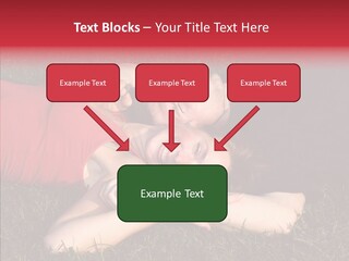 Man And Woman On The Grass PowerPoint Template