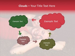 Man And Woman On The Grass PowerPoint Template