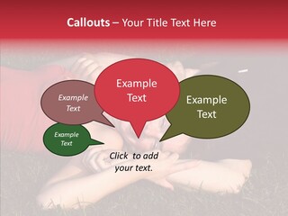 Man And Woman On The Grass PowerPoint Template