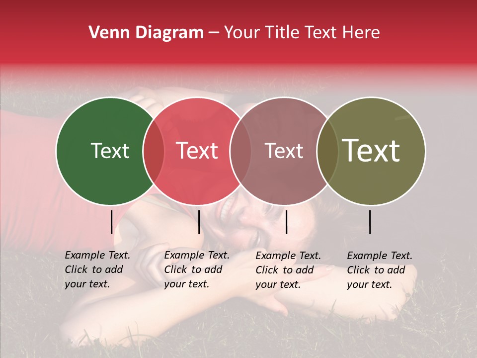 Man And Woman On The Grass PowerPoint Template