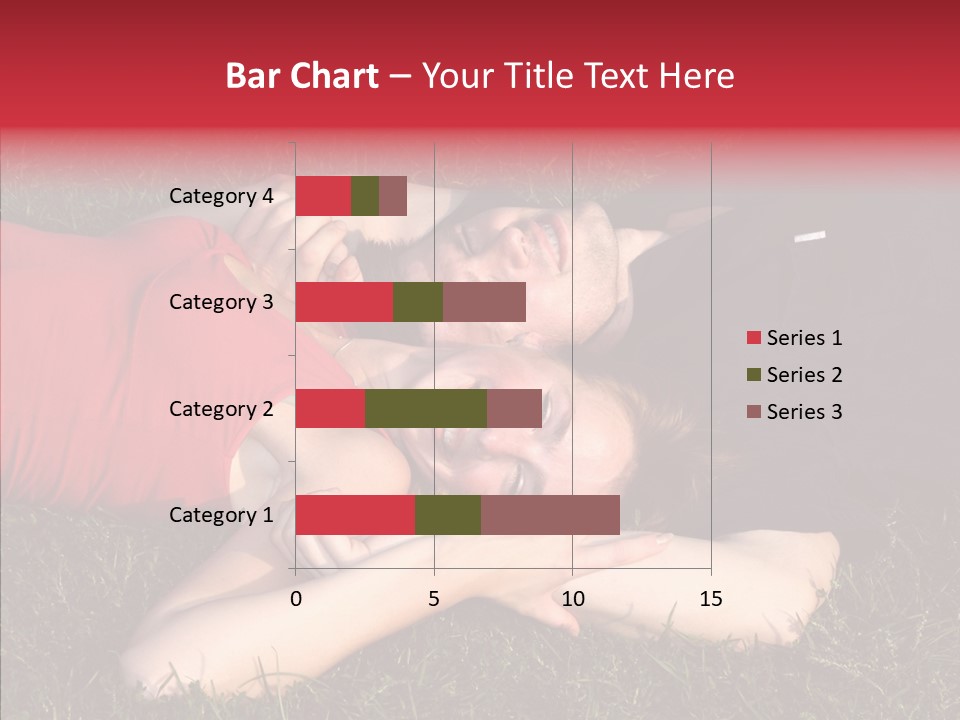 Man And Woman On The Grass PowerPoint Template