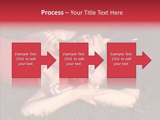 Man And Woman On The Grass PowerPoint Template