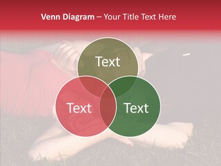 Man And Woman On The Grass PowerPoint Template