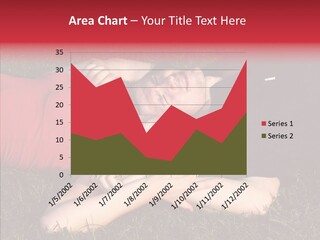 Man And Woman On The Grass PowerPoint Template