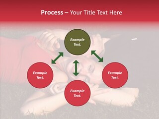 Man And Woman On The Grass PowerPoint Template