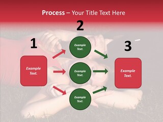 Man And Woman On The Grass PowerPoint Template