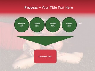 Man And Woman On The Grass PowerPoint Template