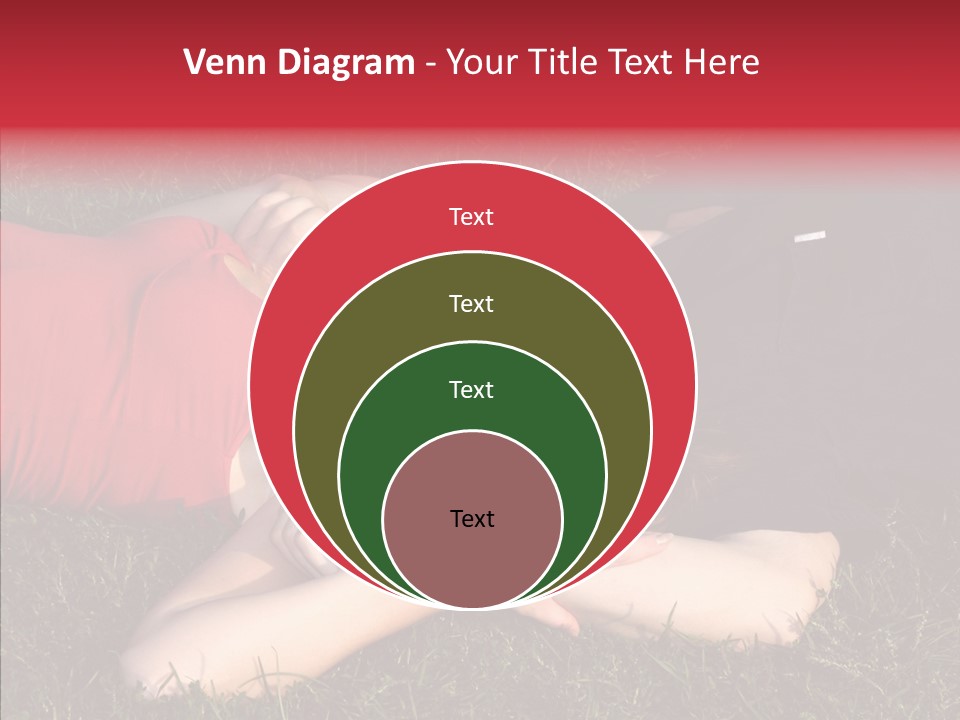 Man And Woman On The Grass PowerPoint Template