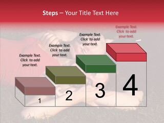Man And Woman On The Grass PowerPoint Template
