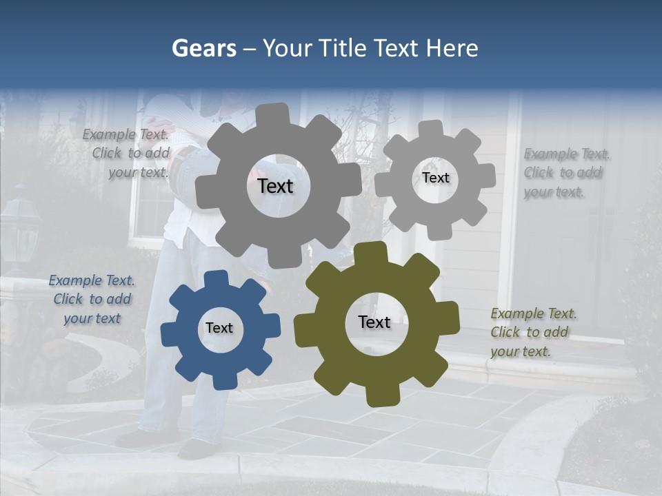 Management Teamwork Office PowerPoint Template