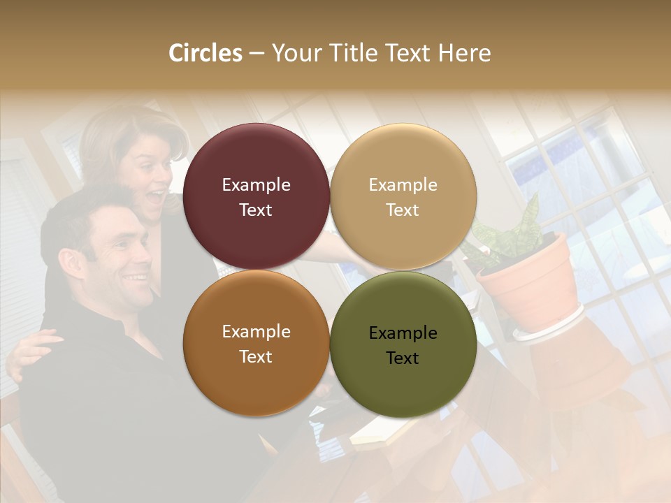 Human Room Toon PowerPoint Template