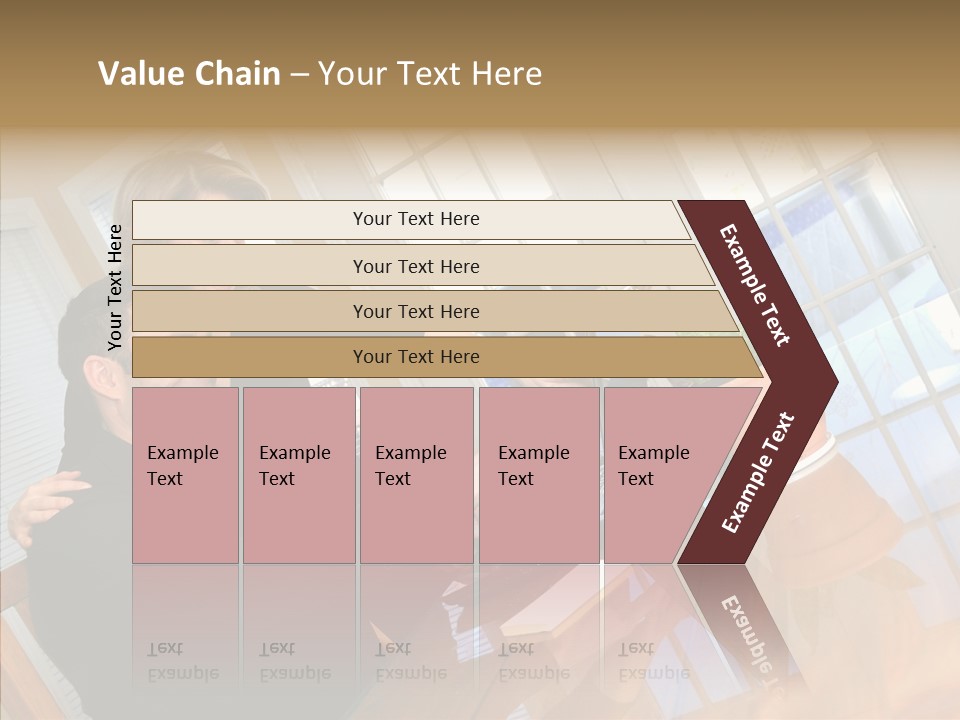 Human Room Toon PowerPoint Template