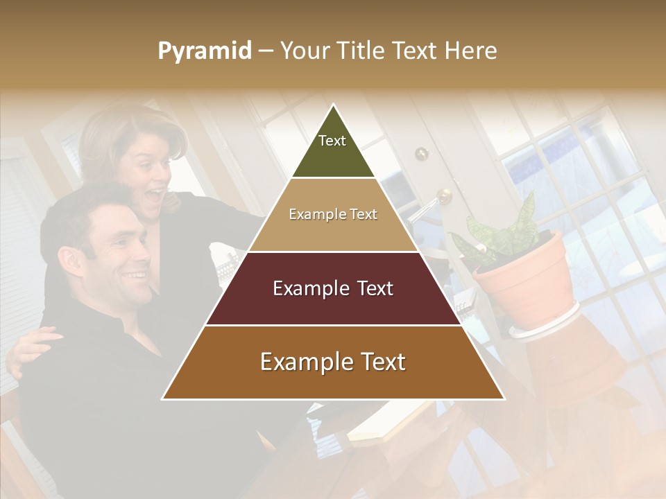 Human Room Toon PowerPoint Template