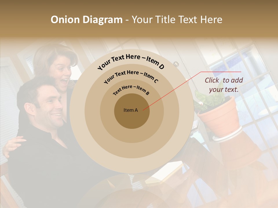 Human Room Toon PowerPoint Template