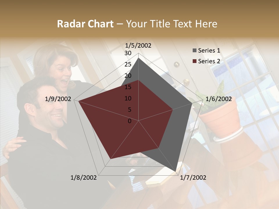 Human Room Toon PowerPoint Template