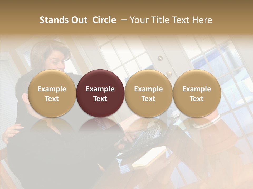 Human Room Toon PowerPoint Template