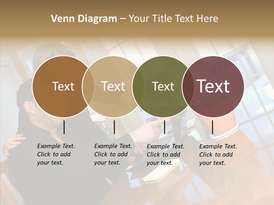 Human Room Toon PowerPoint Template