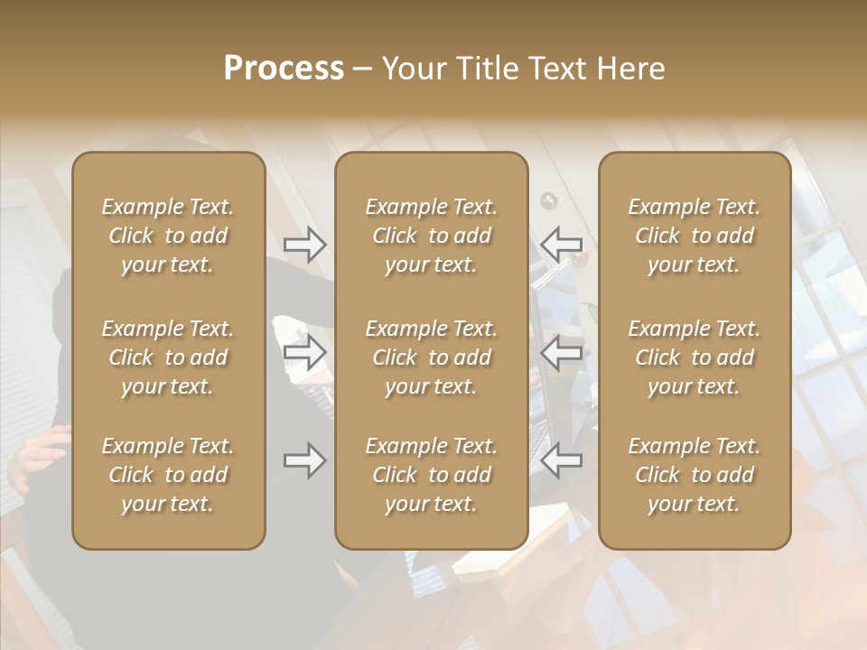 Human Room Toon PowerPoint Template