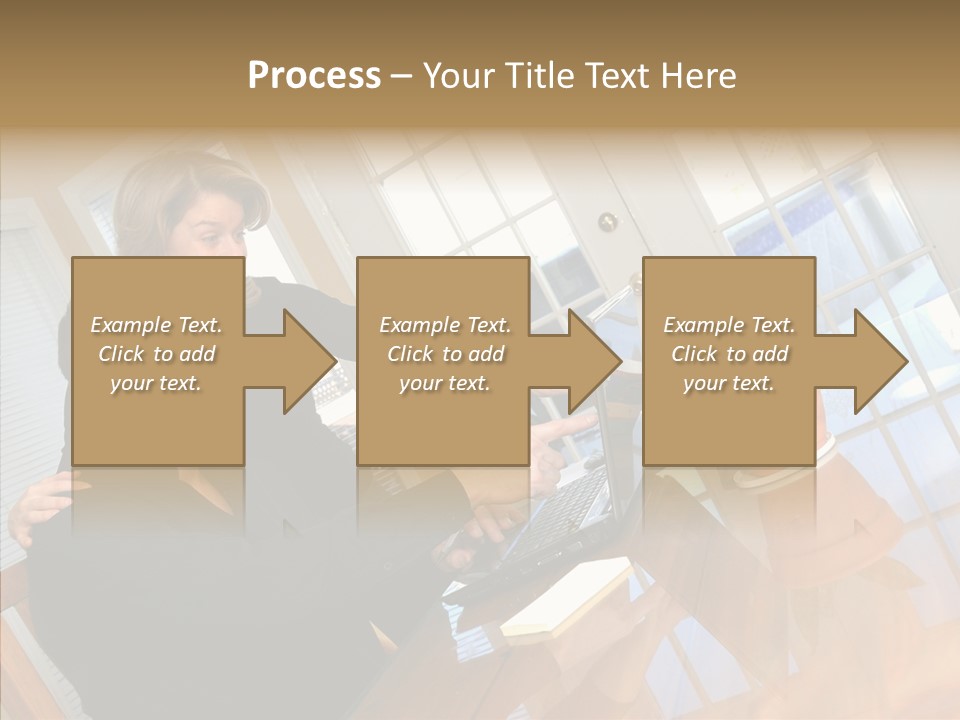 Human Room Toon PowerPoint Template