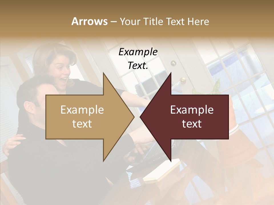 Human Room Toon PowerPoint Template