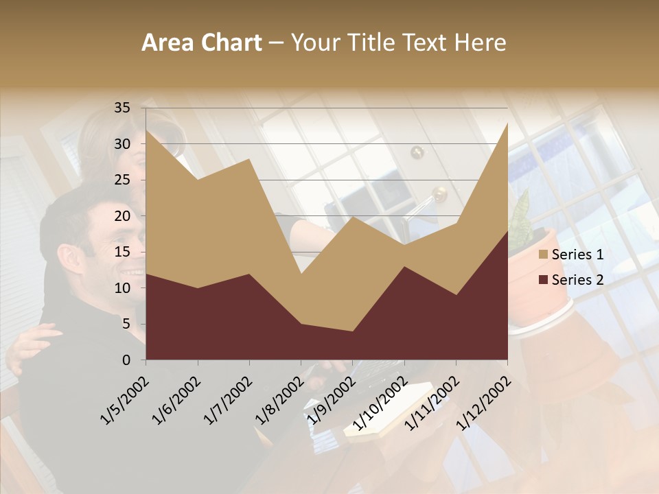 Human Room Toon PowerPoint Template