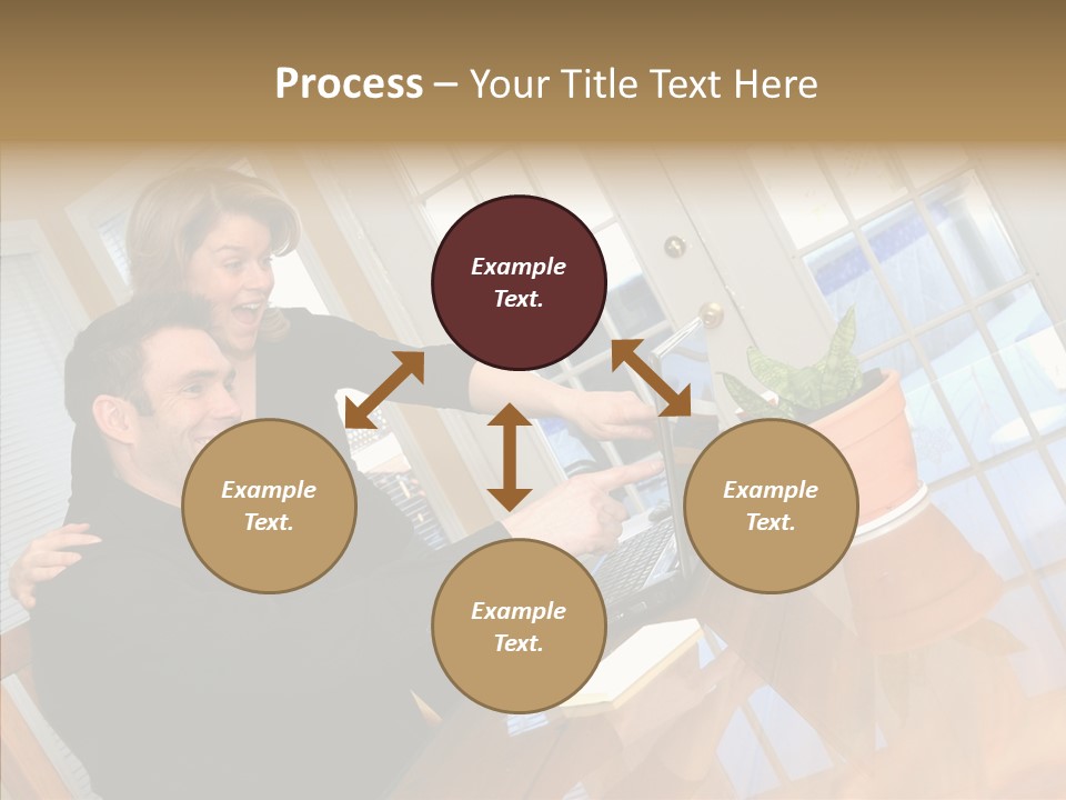 Human Room Toon PowerPoint Template