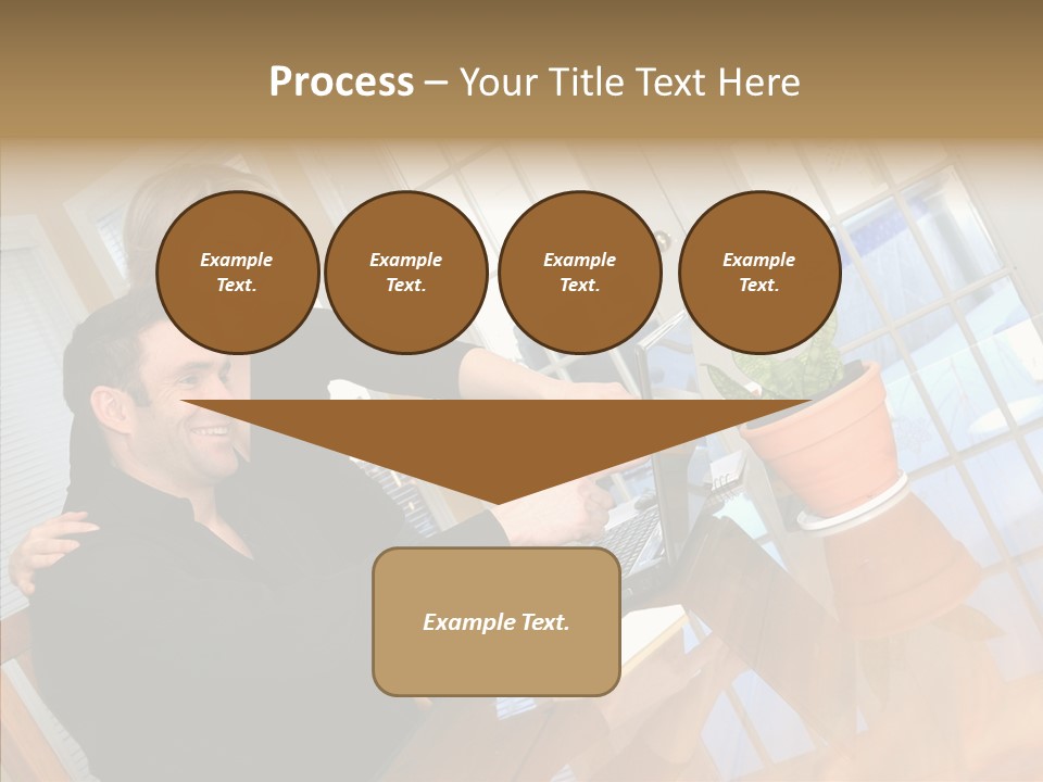 Human Room Toon PowerPoint Template