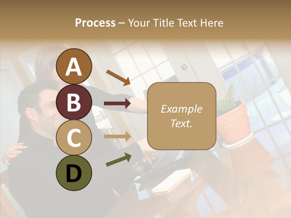 Human Room Toon PowerPoint Template