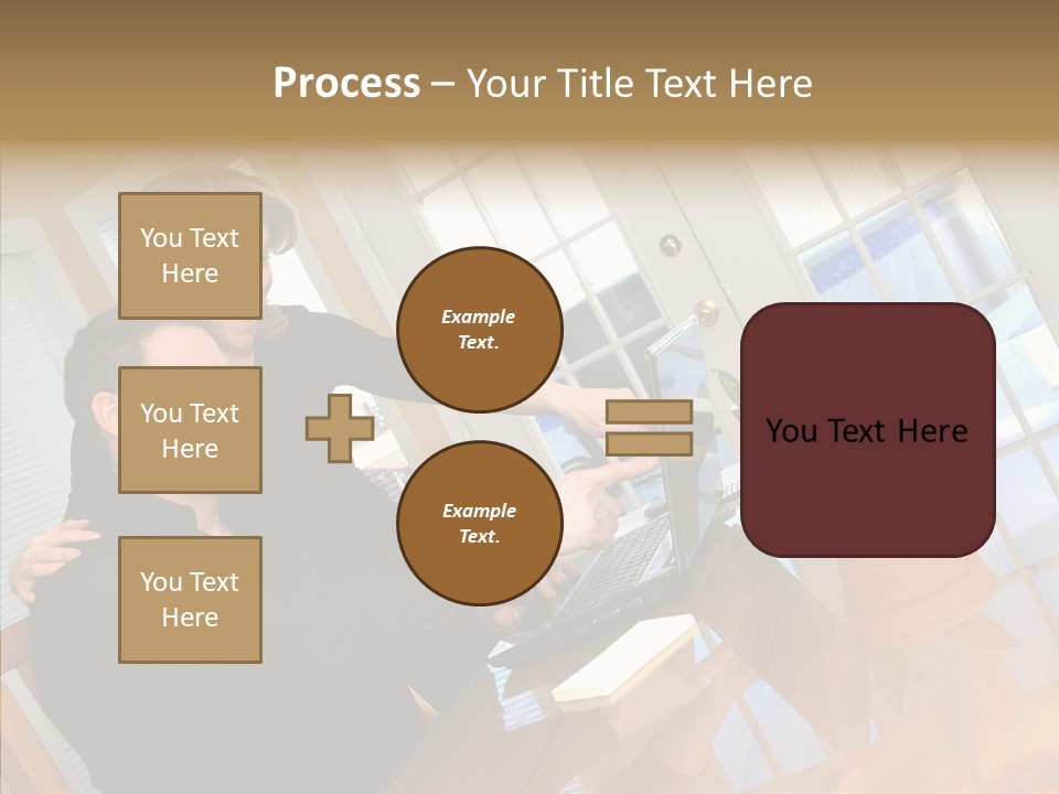 Human Room Toon PowerPoint Template